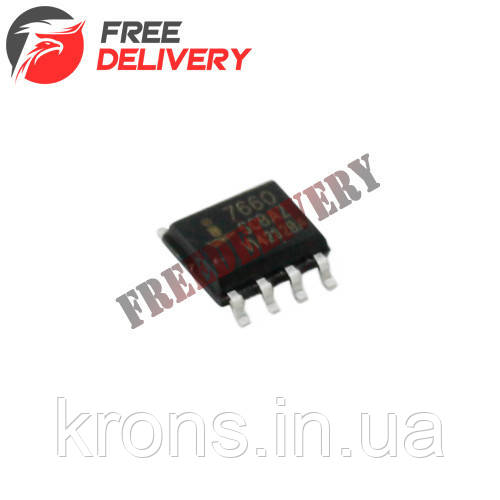 Чіп ICL7660AIBAZ 10ШТ ICL7660 SOP-8 DC/DC перетворювач напруги, фото 1