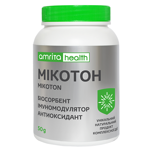 Мікотон 50г. Amrita Натуральний сорбент. Продукт комплексної дії Нова Упаковка!, фото 1