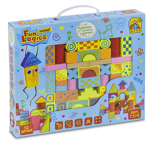 Дерев'яний конструктор Fun Game, фото 1
