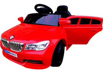 Електромобіль Кабріолет B4+Eva колеса червоний