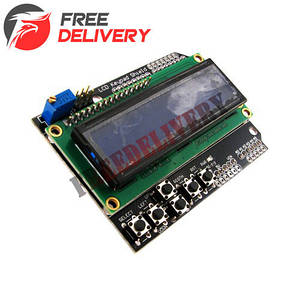 LCD Keypad Shield модуль Arduino 1602 РК дисплей