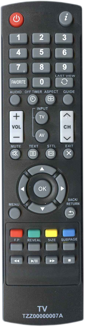Пульт для телевізора Panasonic TZZ00000007A