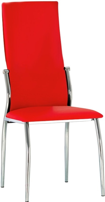 Стілець Martin (Мартін) chrome шкірзам V-27 (червоний), фото 1