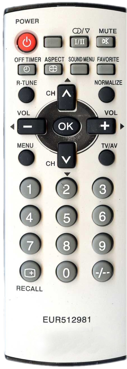 Пульт Panasonic EUR512981