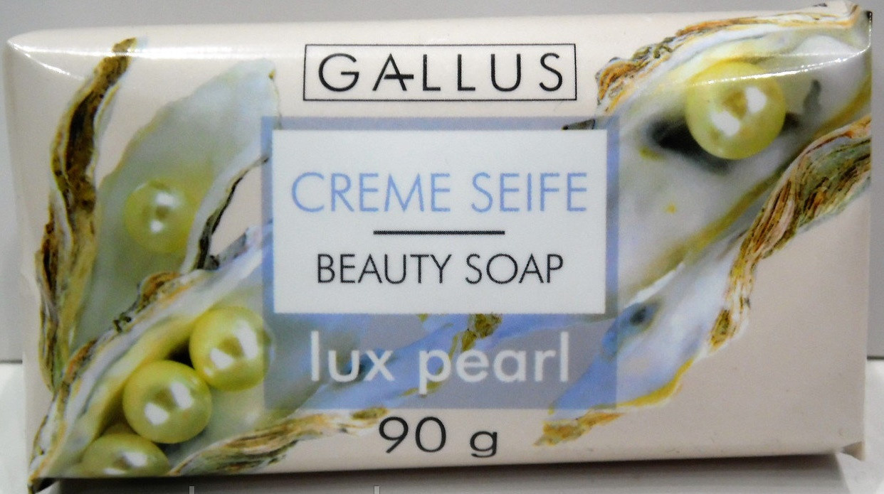 Крем-мило Gallus Lux Pearl з екстрактом перлів 90г