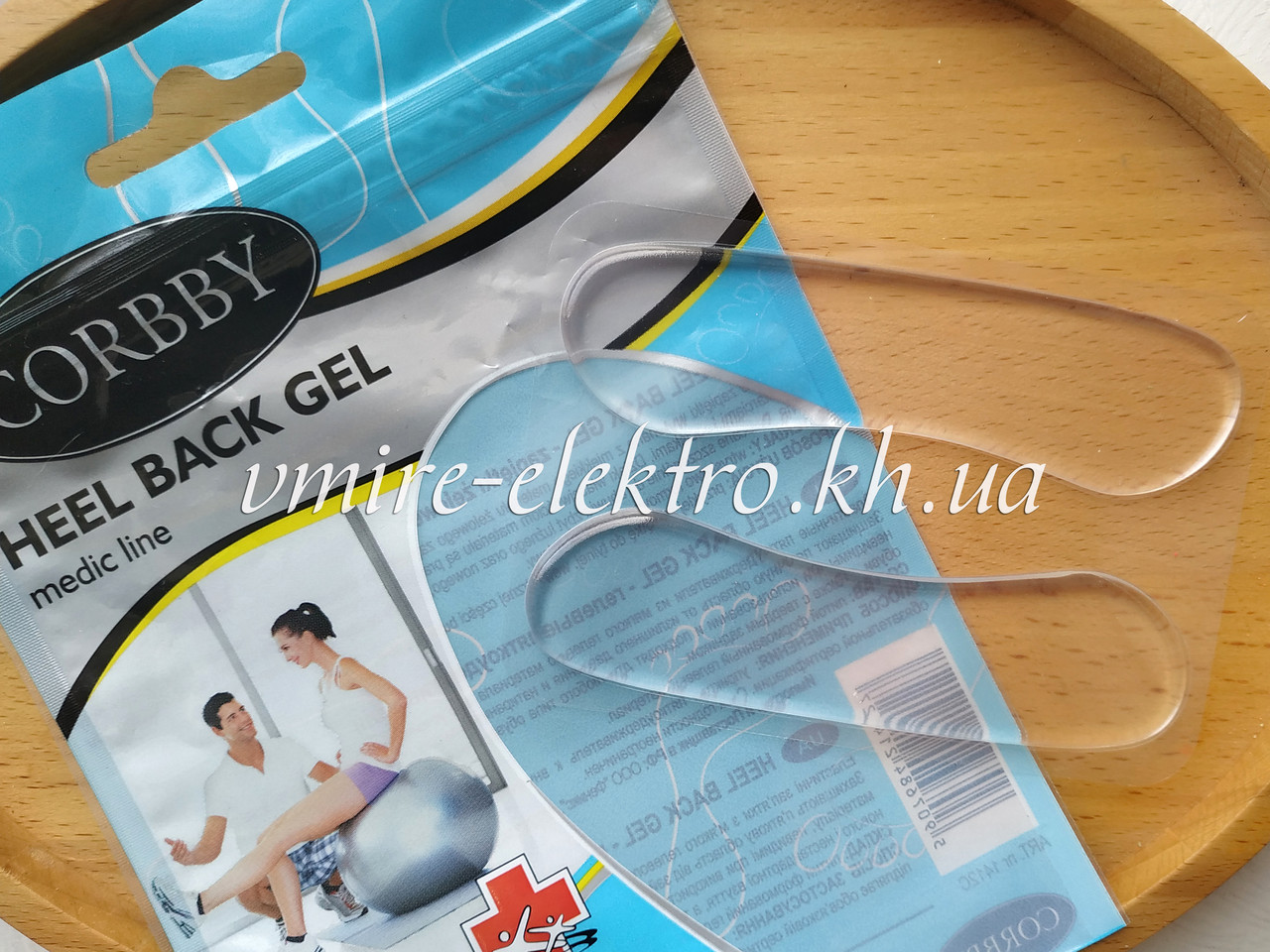 Силіконові пяткоудерживатели Corbby Heel Back Gel