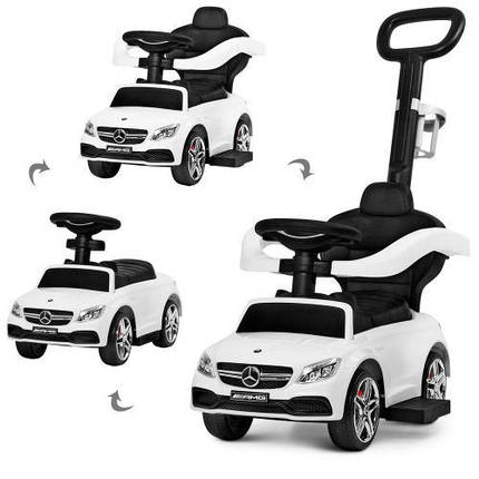 Толокар каталка Mercedes з батьківською ручкою, фото 1