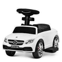 Толокар каталка Mercedes з батьківською ручкою, фото 4