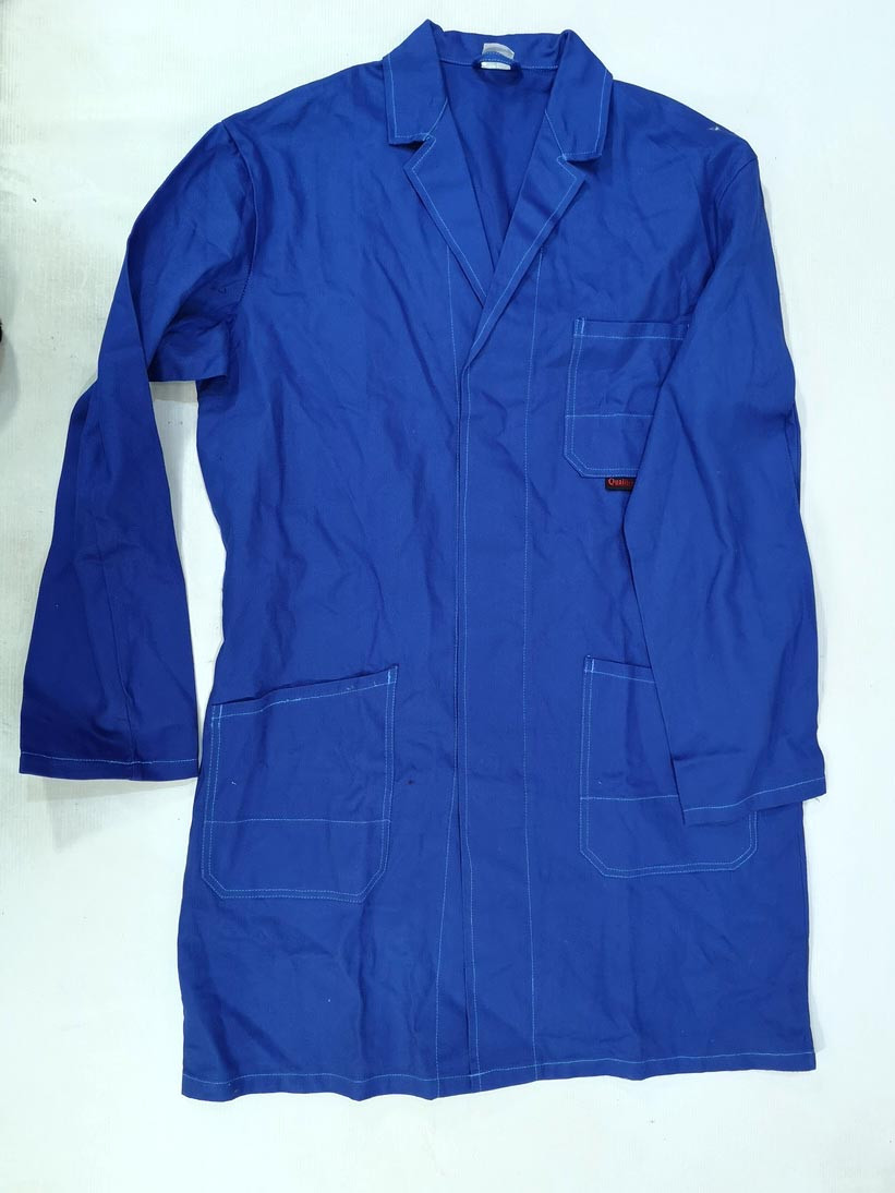 Куртка халат Qualitex, синий, крепкий, Отл сост! Разм L - фото 4 - id-p938854776