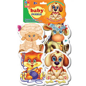 Пазли М'які Бебі "Домашні улюбленці" VT106-07 Vladi Toys