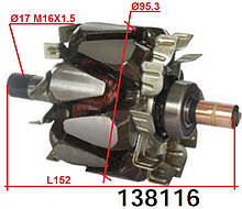 Якір генератора CITROEN Berlingo Evasion Jumpy Xsara ZX FIAT Scudo Ulysse LANCIA Zeta MERCEDES 200 220 280