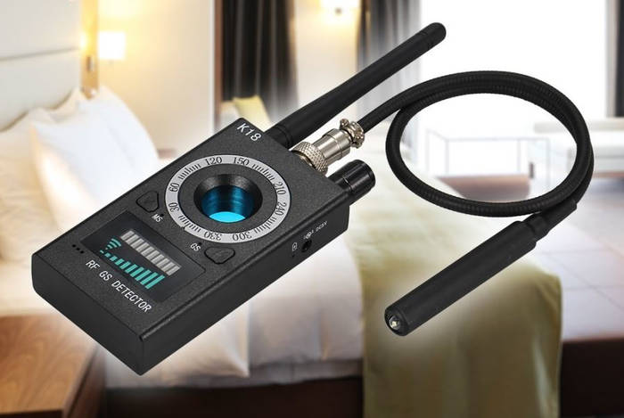Детектор жучков GPS трекеров и скрытых видеокамер К18 (3 в 1!), цена ...