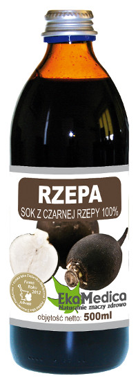Сік Редежки чорної 100% без консервантів Ekamedica, 500 мл