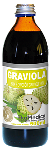 Сік гравіоли без консервантів Ekamedica, 500 мл