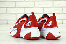 Чоловічі кросівки Nike Zoom 2K White Red . ТОП Репліка ААА класу., фото 2