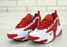 Чоловічі кросівки Nike Zoom 2K White Red . ТОП Репліка ААА класу., фото 2