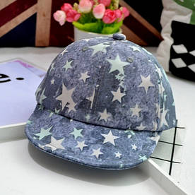 Кепка "Зірки" для хлопчика. 45-49 см