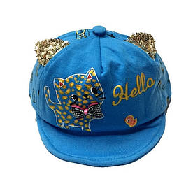 Кепка "Котик" для хлопчика. 47-50 см