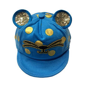 Кепка "Котик" для хлопчика. 47-50 см