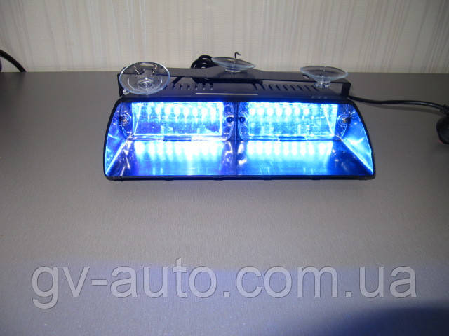 Стробоскопи на скло LED Viper S2 сині.  22 см., фото 1