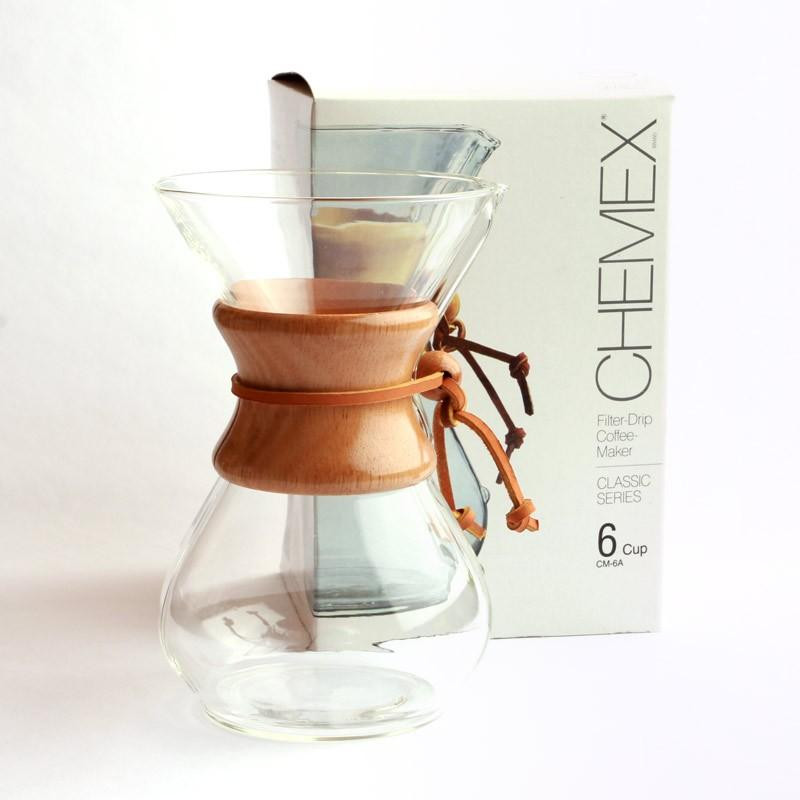 Кемекс Chemex CM-6A, кавоварка пуровер для заварювання кави, оригінал, 800 мл