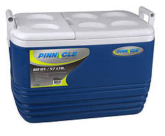 Ізотермічний контейнер Pinnacle Eskimo на 57л пластик синий крышка пластик белый 65х40х42 см (Time Eco TM)