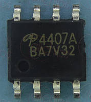 MOSFET P-канал 30В 12А AOS AO4407A SOP8