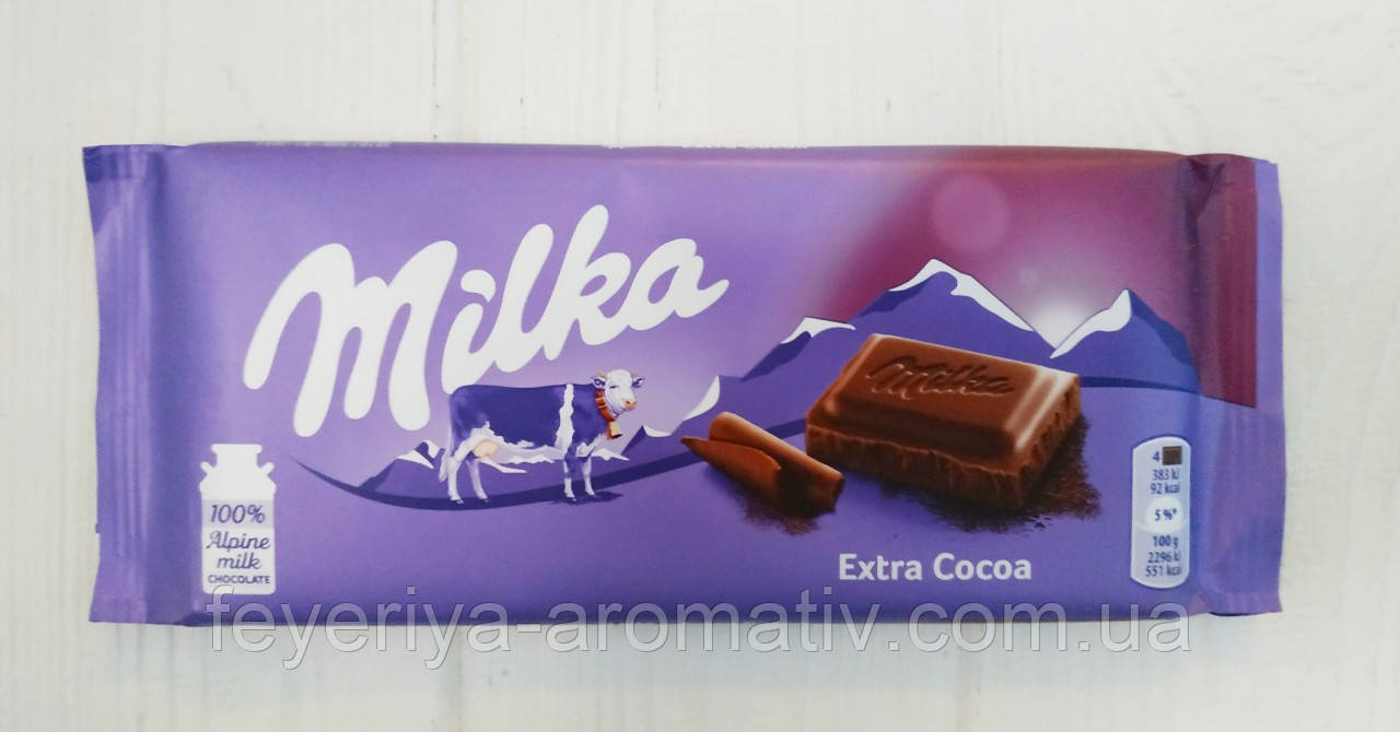 Шоколад чорний Milka Extra Cocoa (Швейцарія)