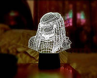 Сменная пластина для 3D светильников "Хищник" 3DTOYSLAMP