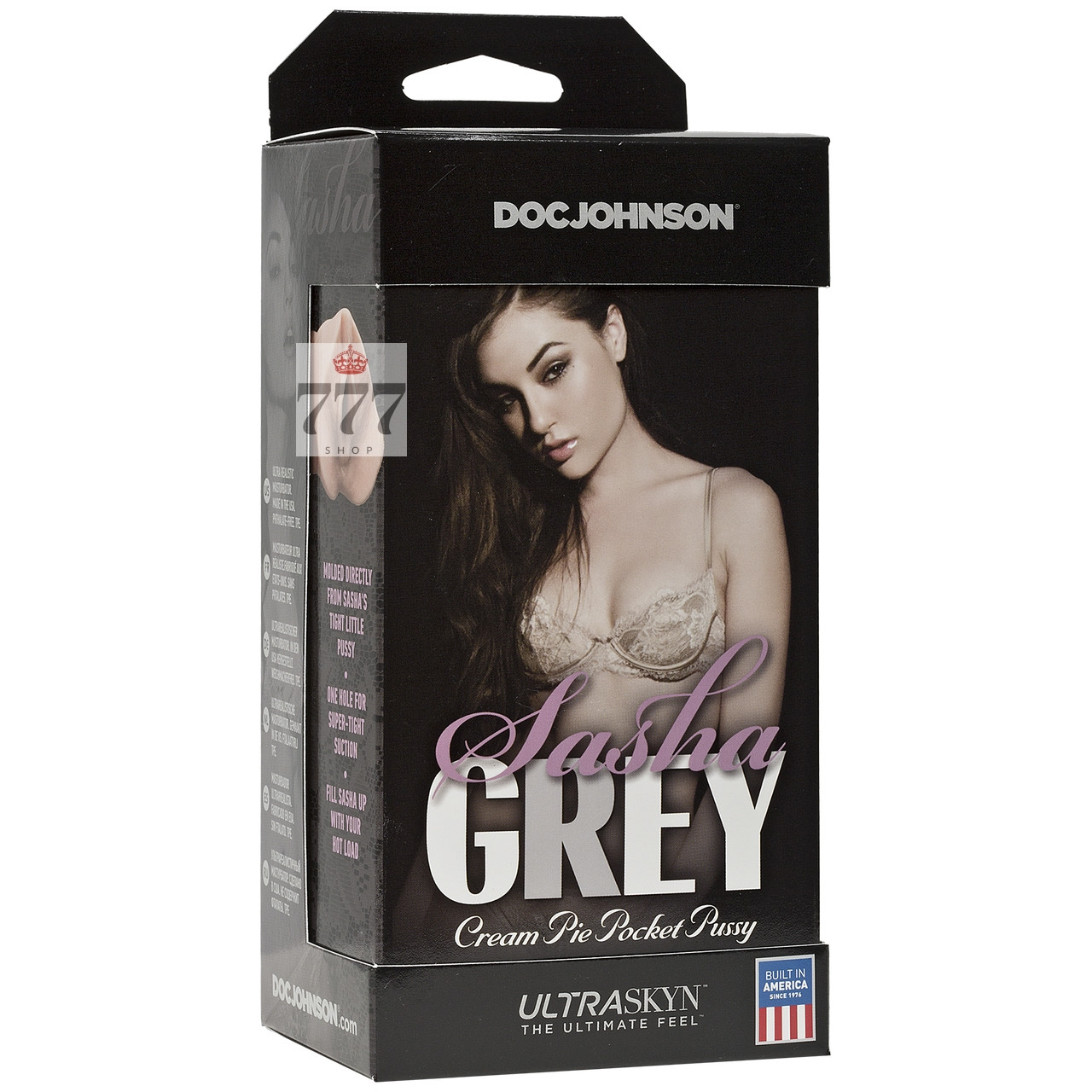 Мастурбатор вагіна Doc Johnson Sasha Grey - Ultraskyn Cream Pie Pocket 777Shop.com.ua