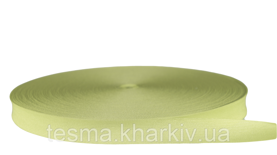 Тасьма окантовна, лямівка 20 класу "Салатовий"