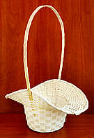 Кошик із лози натуральний 43 х 24 см