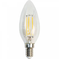 Светодиодная лампа Filament Z- LIGHT ZL1012 5W С35 E14 2700K (прозрачная свеча) Код.59526