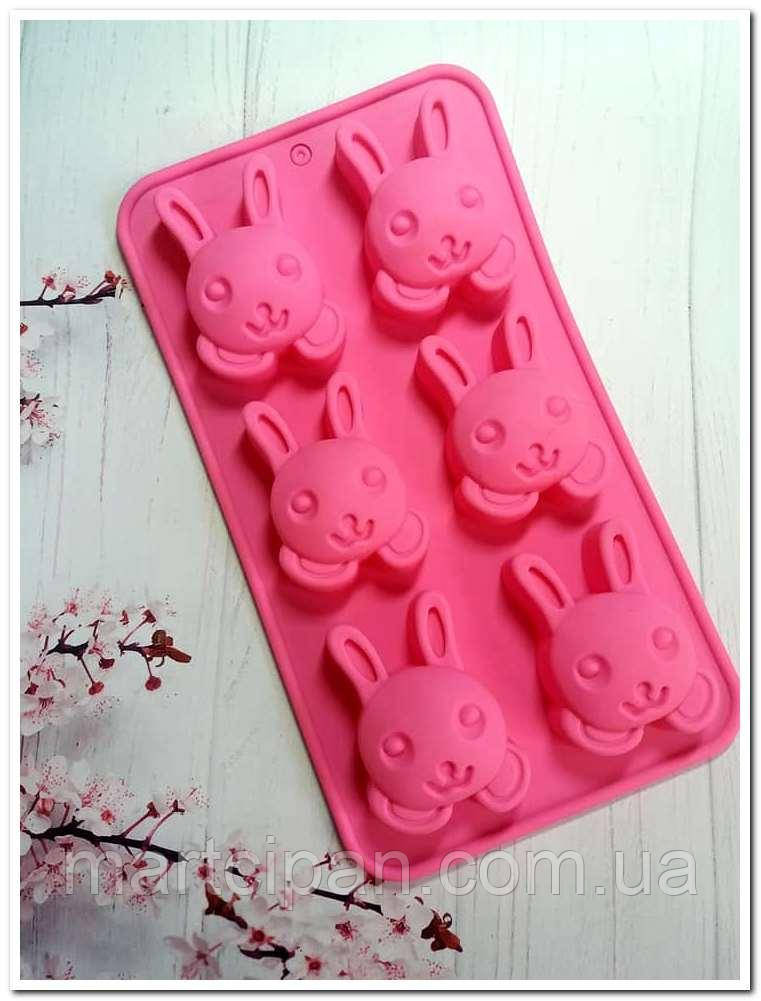 Великодній кролик форма для випічки та десертів силікон, фото 1