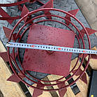 Колеса з грунтозацепами 400/160(Смуга 4*15) МБ з піввіссю 23мм (3мм товщ пластини) Булат, фото 8