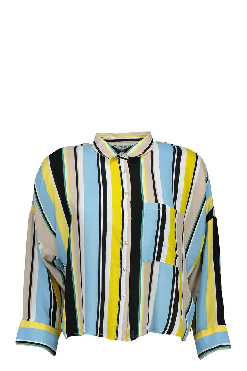 Блузка сорочка жіноча в смужку, фото 1