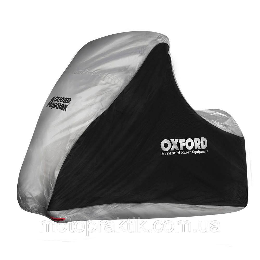 Oxford Aquatex MP3/3 Wheeler - Black/Silver Cover, Моточехол