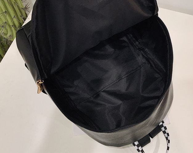 Рюкзак кожзам с двумя вертикальными замками