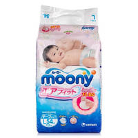 Подгузники Moony для новорожденных L (9-14 кг) RS 54 шт (Муни)