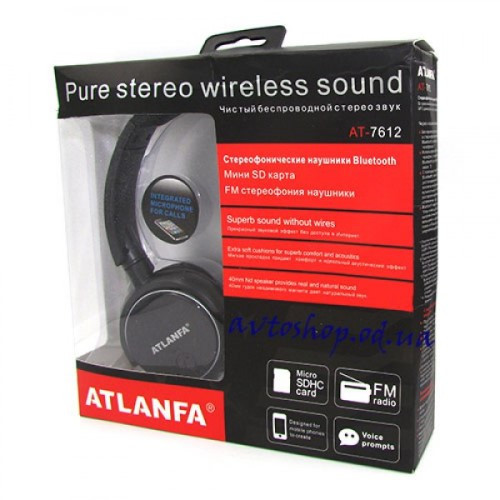 Бездротові Bluetooth-навушники ATLANFA 7612