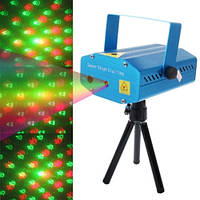 Міні лазерний проектор стробоскоп лазер шоу Laser Mini 6in1