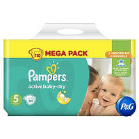 Підгузники Pampers Active Baby-Dry Junior 5 ( 11-18 кг) 110 шт (Памперси)