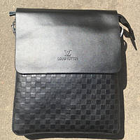 Чоловіча сумка Louis Vuitton, чорна Луї Віттон, фото 1