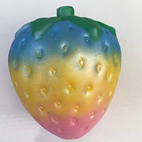 Сквиш Полуничка Величезний з запахом Антистрес Squishy