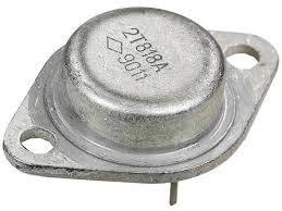 2Т818А  (аналог КТ818ГМ) транзистор кремнієвий PNP (20А 100В) 100W (ТО3) (військове приймання по якості)