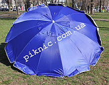 Зонт торговий 2,5 м вуличний з клапаном 12 спиць круглий Парасоля для торгівлі на вулиці саду рибалки, фото 3