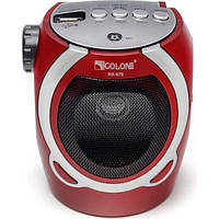 Портативна колонка радіо караоке MP3 USB Golon RX-678 Red