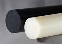 Капролон (поліамід РА-6) стрижень, пруток  10х1000 мм чорний