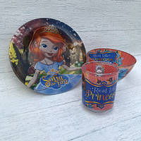 Набір дитячого посуду для дівчинки (принцеса софі)