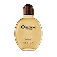 Мужская туалетная вода Calvin Klein Obsession For Men 125ml тестер оригинал, пряный древесный аромат